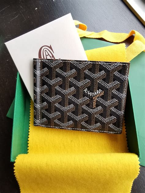 goyard money clip|goyard wallet price list.